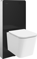 Mexen Teo set montaj pe perete WC cadru pneumatic Tex Air G cu vas WC Tornado și capac cu închidere lentă, alb