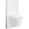 Mexen Carmen set de montaj aparent WC cadru pneumatic Tex Air G cu vas WC Tornado și capac cu închidere lentă, alb -
