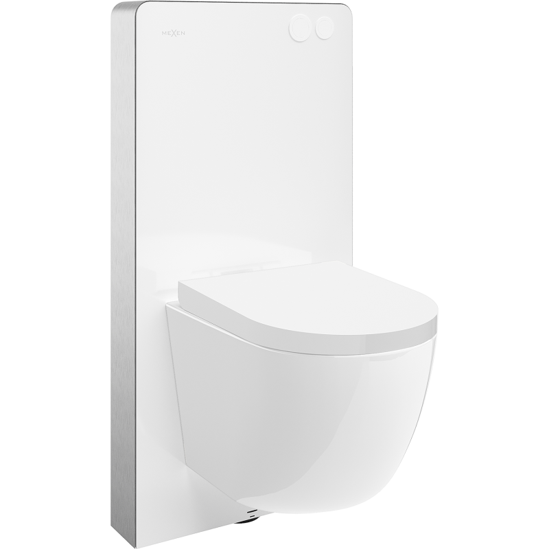 Mexen Lena set WC aplicat cadru pneumatic Tex Air G cu vas WC și capac cu închidere lentă, alb - 615030220200A-20