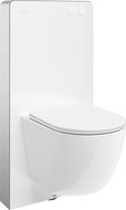 Mexen Lena Tex Air G pneumatikus WC tartófal beépített WC Tornado csészével és lassan záródó WC-ülőkével, fehér -