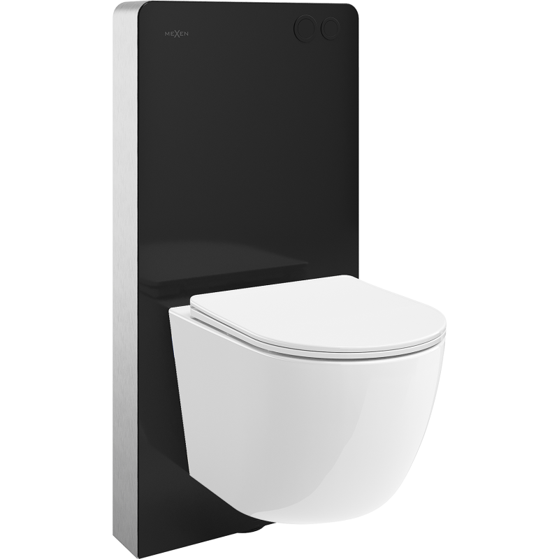 Mexen Lena Tex Air G WC fali nélküli szerelőkészlet WC csészével és lassan záródó ülőkével, fehér