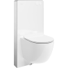 Mexen Lena WC falra szerelhető készlet Tex Air G pneumatikus tartószerkezettel, WC csészével és lassan záródó