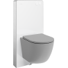 Mexen Lena falsíkra szerelhető WC-készlet Tex Air G pneumatikus vázzal, WC-csészével és lassan záródó üléssel,