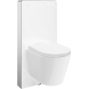 Mexen Rico set încastrat WC cadru pneumatic Tex Air G cu vas WC Tornado și capac cu închidere lentă alb - 615030720200TA-20