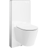 Mexen Rico set WC de suprafață cadru pneumatic Tex Air G cu vas WC Tornado și capac cu închidere lentă alb