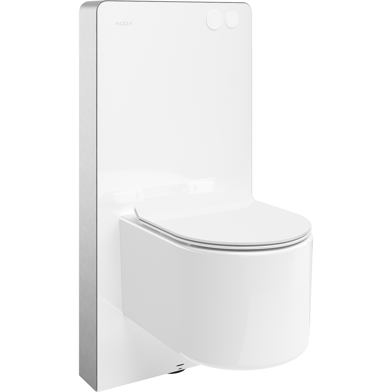 Mexen Sofia set de instalare WC suprapus cu cadru pneumatic Tex Air G cu vas WC Tornado și capac cu închidere lentă, alb -