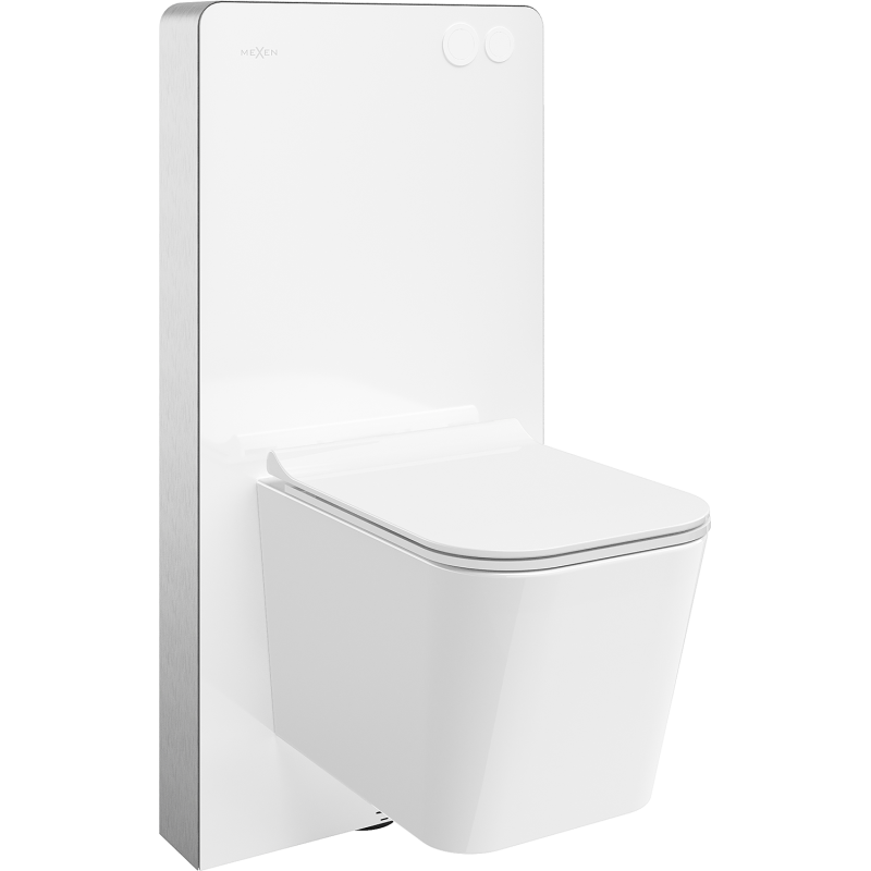 Mexen Teo set suprafață WC cadru pneumatic Tex Air G cu vas WC și capac cu închidere lentă, alb - 615030850700A-20