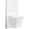 Mexen Teo set de montaj WC cu cadru pneumatic Tex Air G cu vas WC Tornado și capac cu închidere lentă, alb