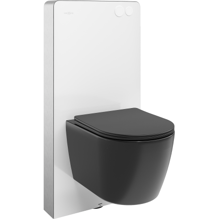 Mexen Carmen WC falon kívüli szett Tex Air G pneumatikus kerettel, WC Tornado csészével és lassan záródó ülőkével,