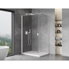 Mexen Mist-B nyíló zuhanykabin 85 x 120 cm, átlátszó, fehér - 8A2T-085-120-20-00