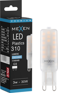 Mexen Aura LED izzó G9, 3W, Hideg - 6500K, 310 lm - L120-G9-0365-01