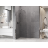 Mexen Kioto-Q Perete de duș Walk-in 80 x 200 cm, transparent 8 mm, crom - 800-080-101-01-00-Q