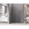 Mexen Kioto-Q Walk-in zuhanyfal 90 x 200 cm, átlátszó 8 mm, króm - 800-090-101-01-00-Q