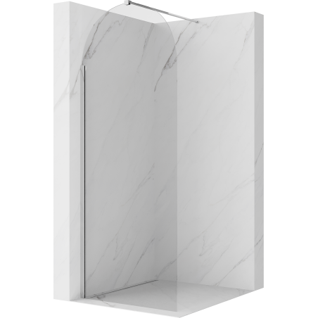 Mexen Kioto-Q perete de duș Walk-in 90 x 200 cm, transparent 8 mm, crom - 800-090-101-01-00-Q