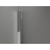 Mexen Kioto-Q Walk-in zuhanyfal 100 x 200 cm, átlátszó 8 mm, króm - 800-100-101-01-00-Q