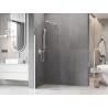 Mexen Kioto-Q Walk-in zuhanyfal 80 x 200 cm, átlátszó 8 mm, fehér - 800-080-101-20-00-Q