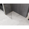Mexen Kioto-Q Walk-in zuhanyfal 90 x 200 cm, áttetsző 8 mm, arany - 800-090-101-50-00-Q