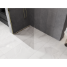 Mexen Kioto-Q Walk-in zuhanyfal 120 x 200 cm, áttetsző 8 mm, arany - 800-120-101-50-00-Q