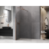 Mexen Kioto-Q perete de duș Walk-in 110 x 200 cm, transparent 8 mm, cupru periat - 800-110-101-65-00-Q