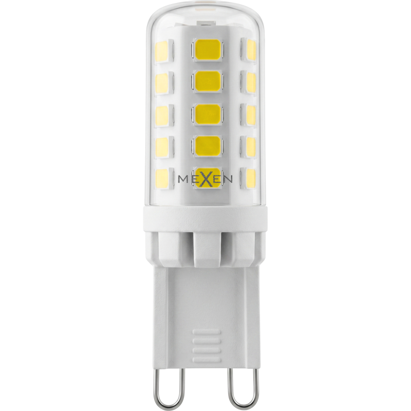 Mexen Aura LED izzó, fényerő-szabályozható G9, 3,5W, Hideg - 6500K, 410 lm - L122-G9-0365-01