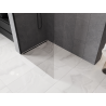 Mexen Kioto-Q Walk-in zuhanyfal 120 x 200 cm, áttetsző 8 mm, fekete - 800-120-101-70-00-Q