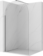 Mexen Kioto-Q Walk-in zuhanyfal 120 x 200 cm, átlátszó 8 mm, gun metal - 800-120-101-95-00-Q