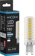 Mexen Aura Bec pe LED dimabil G9, 6W, Rece - 6500K, 780 lm - L122-G9-0665-01