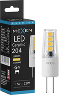 Mexen Oris Bec LED G4, 1,7W, Cald - 3000K, 204 lm - L115-G4-0130-02