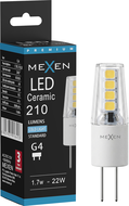 Mexen Oris Bec LED G4, 1,7W, Rece - 6500K, 210 lm - L115-G4-0165-02