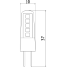 Mexen Oris Bec LED G4, 1,7W, Rece - 6500K, 210 lm - L115-G4-0165-02