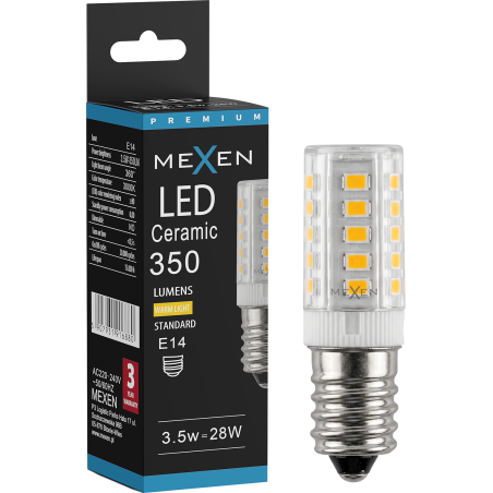 Mexen Aura LED izzó E14, 3,5W, Meleg - 3000K, 350 lm - L121-E14-0330-01