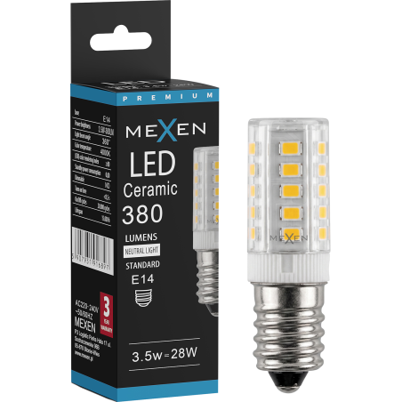 Mexen Aura Bec LED E14, 3,5W, Neutru - 4000K, 380 lm - L121-E14-0340-01