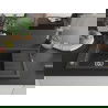 Chiuvetă de granit Mexen Elias cu o cuvă, cu scurgător și baterie de bucătărie Duero, negru pătat - 6511-76-671600-70