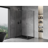 Mexen Mist-B cabină de duș cu deschidere 85 x 110 cm, transparentă, gun metal - 8A2T-085-110-95-00