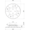 Mexen UniC suport terasă reglabil pentru plăci 35-70 mm - C9902-035-070