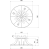 Mexen UniC suport de terasă reglabil auto-nivelant sub plăci 76-155 mm - C9903-076-155