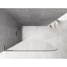 Mexen Kioto-P L Panou de duș Walk-in 90 x 200 cm, transparent 8 mm, crom - 800-090-103-01-00-P
