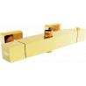 Mexen Cube baterie de duș termostatică, aurie - 77250-50