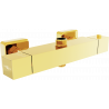 Mexen Cube termosztatikus zuhanycsap, arany - 77250-50