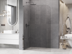 Mexen Kioto-P L Walk-in zuhanyfal 120 x 200 cm, átlátszó 8 mm, króm - 800-120-103-01-00-P
