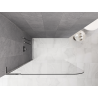 Mexen Kioto-P L Walk-in zuhanyfal 120 x 200 cm, átlátszó 8 mm, króm - 800-120-103-01-00-P