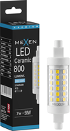 Mexen Vega Bec LED reglabil R7S, 7W, Rece - 6500K, 800 lm - L125-R7S-0765-01