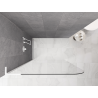 Mexen Kioto-P L Walk-in zuhanyfal 100 x 200 cm, átlátszó 8 mm, fehér - 800-100-103-20-00-P