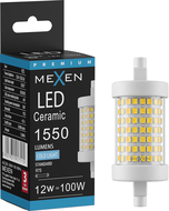 Mexen Vega Bec LED dimabil R7S, 12W, Rece - 6500K, 1550 lm - L125-R7S-1265-01