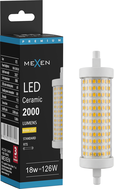 Mexen Vega Dimmelhető LED izzó R7S, 18W, Meleg - 3000K, 2000 lm - L125-R7S-1830-02