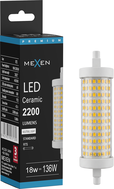Mexen Vega Bec LED reglabil R7S, 18W, Neutru - 4000K, 2200 lm - L125-R7S-1840-02