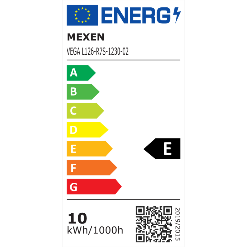 Mexen Vega Bec LED R7S, 12W, Cald - 3000K, 1521 lm - L126-R7S-1230-02