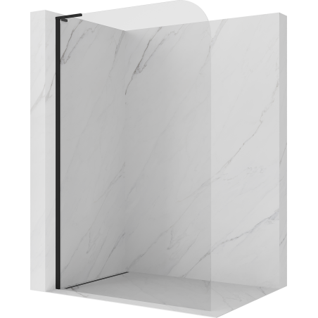 Mexen Kioto-P L Walk-in zuhanyfal 100 x 200 cm, átlátszó 8 mm, fekete - 800-100-103-70-00-P