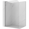 Mexen Kioto-P L Perete de duș Walk-in 70 x 200 cm, transparent 8 mm, metal pistol - 800-070-103-95-00-P