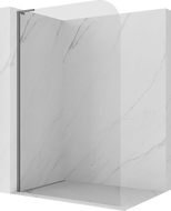 Mexen Kioto-P L perete de duș Walk-in 80 x 200 cm, transparent 8 mm, gun metal - 800-080-103-95-00-P